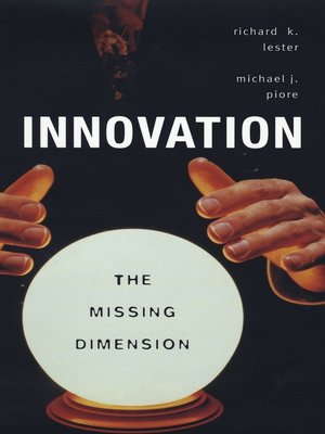 cover image of Innovation—The Missing Dimension